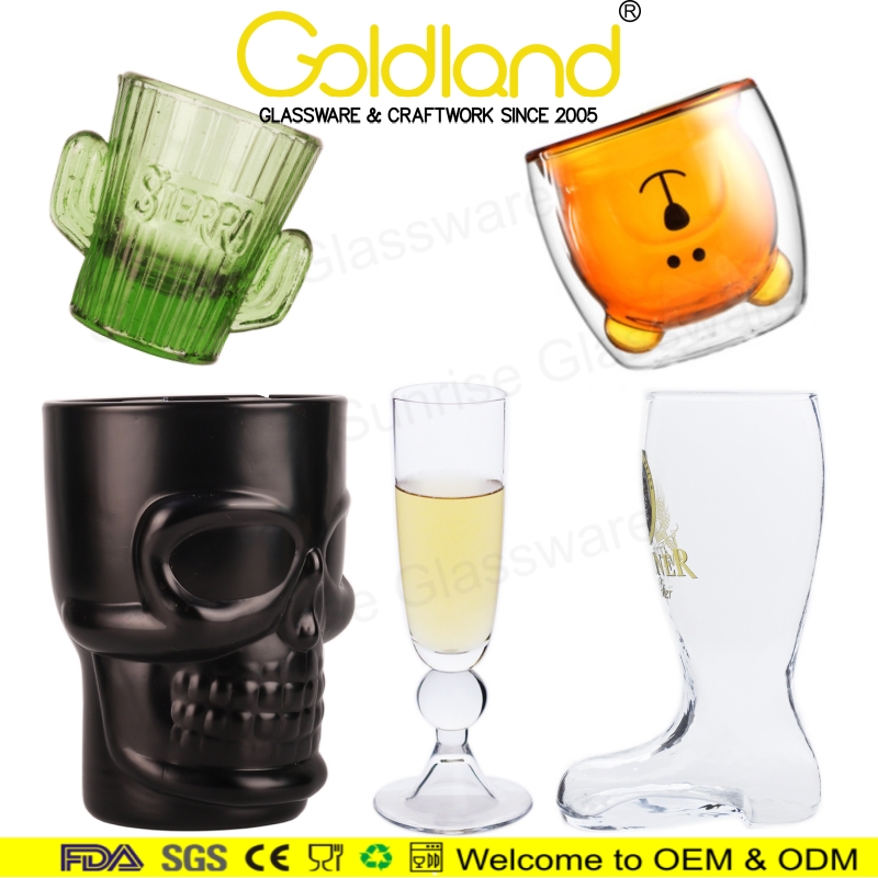Custom creative glass cups